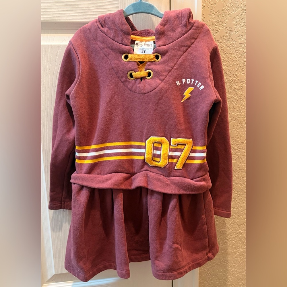 Warner Bros. Harry Potter Maroon and Gold Apparel dress